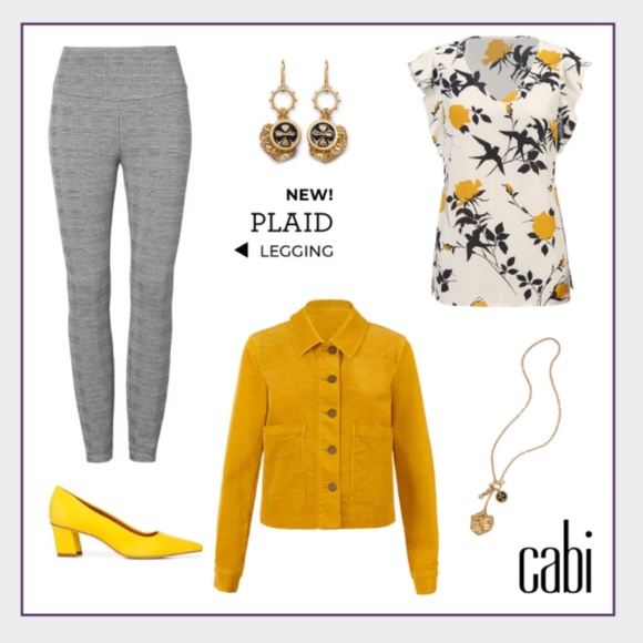CAbi Pants - Cabi Plaid Leggings
